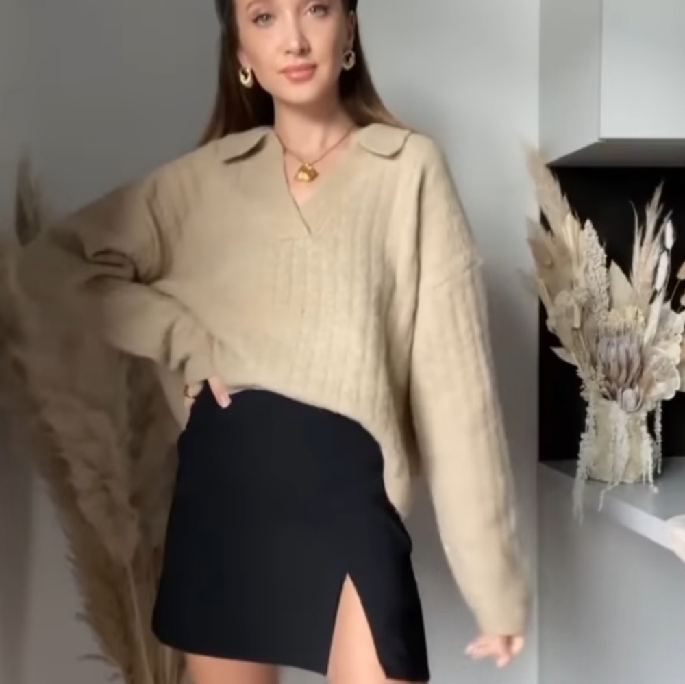 Zara Black Mini Skirt